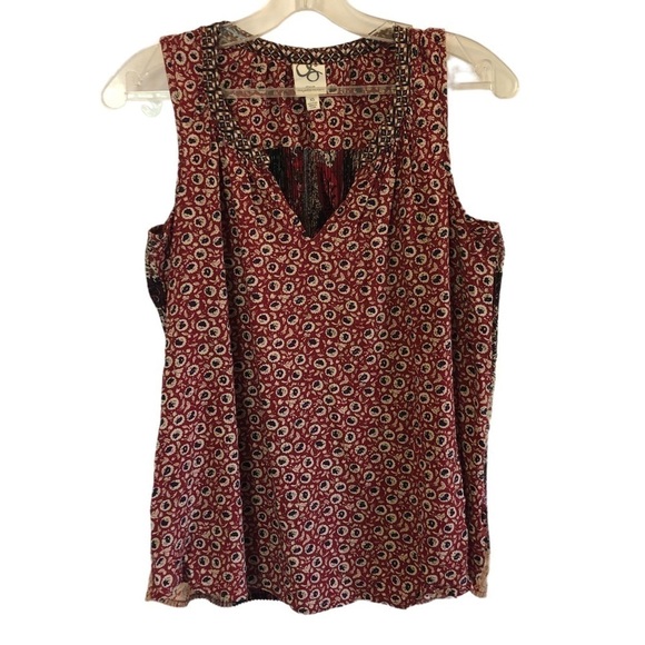 Anthropologie One September Sleeveless Tamarosa Top Size XS - Picture 2 of 6